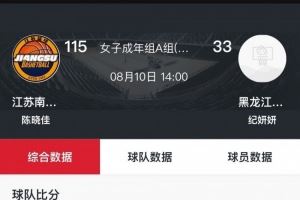 江苏&山东分别大胜82分&67分 全运会女篮成年组资格赛强弱悬殊