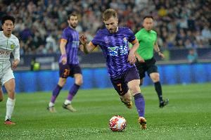 津媒：阿代米大腿后侧肌群拉伤，对阵大连英博肯定无法出场