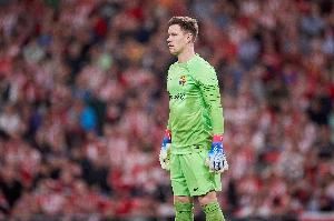 每体：巴萨已获得西甲批准，可按现行规定将特狮伤缺视为长期伤病