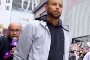 万人空巷！库里晒中国行视频：中国球迷的热情绝对是独一档