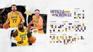 湖人官推晒湖人赛程壁纸：更新下手机屏幕吧 新赛季即将到来