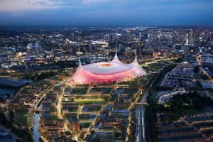 记者：曼联新球场地块谈判受阻，已考虑顶棚设计的备选方案