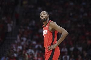 主将都不准！首节杜兰特3投全丢拿到3分&米切尔5中1仅拿2分